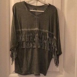 Carapace Fringe Top